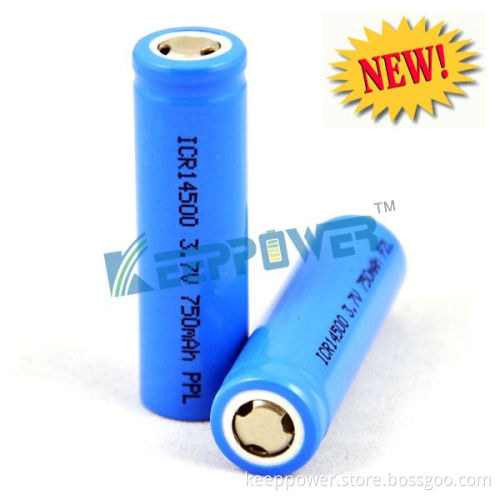 14500 750mAh - DLG 3.7v icr 14500 li-ion rechargeable battery